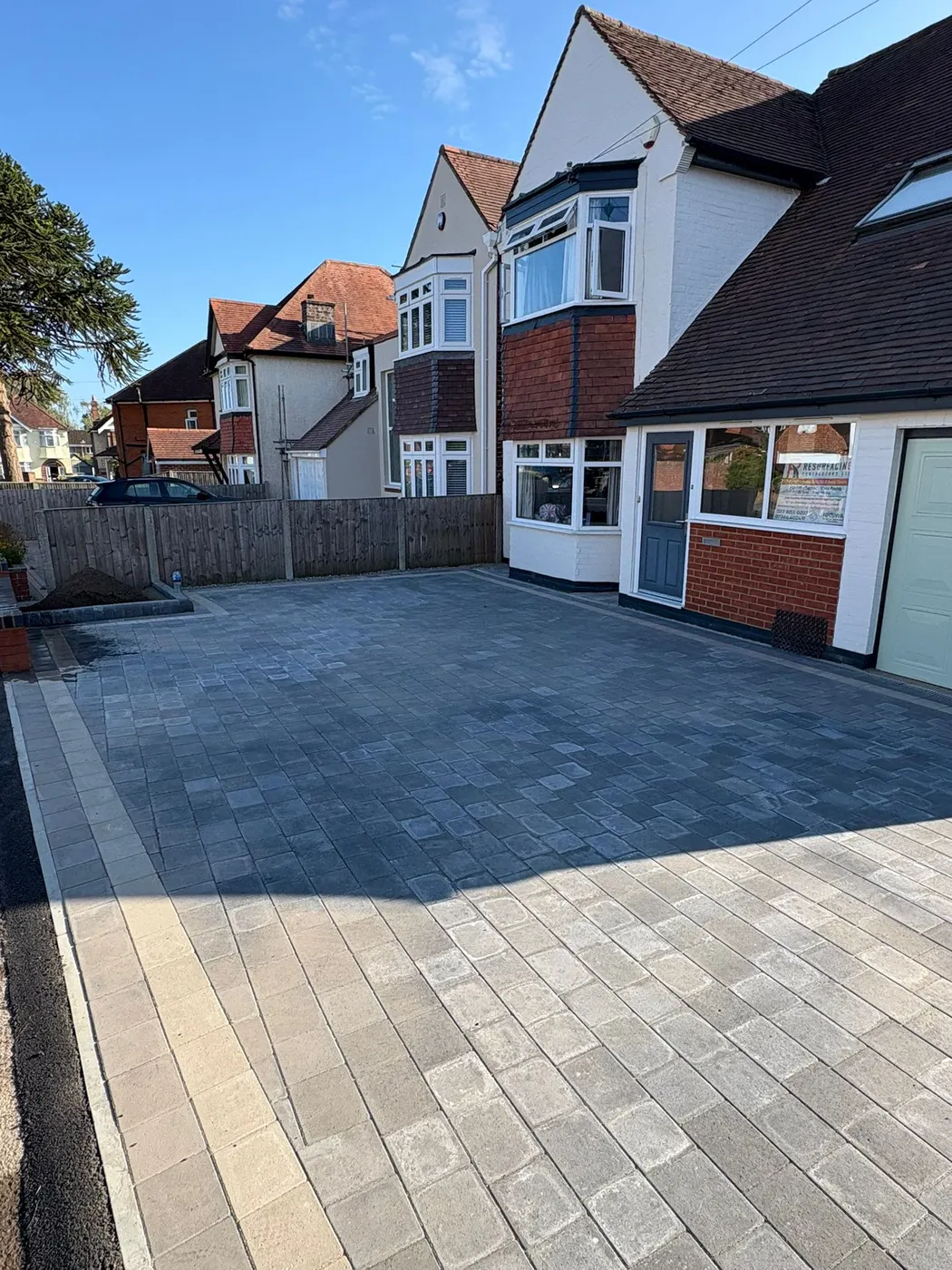 Block paving driveway in Horndean
