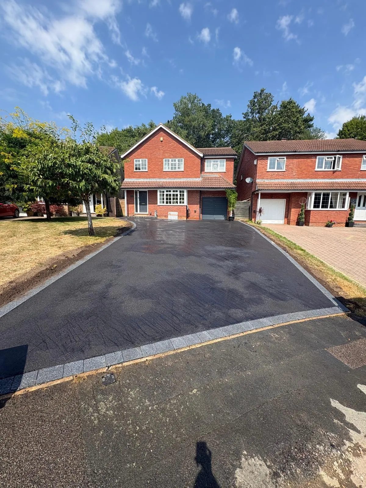 Tarmac surfacing in Netley