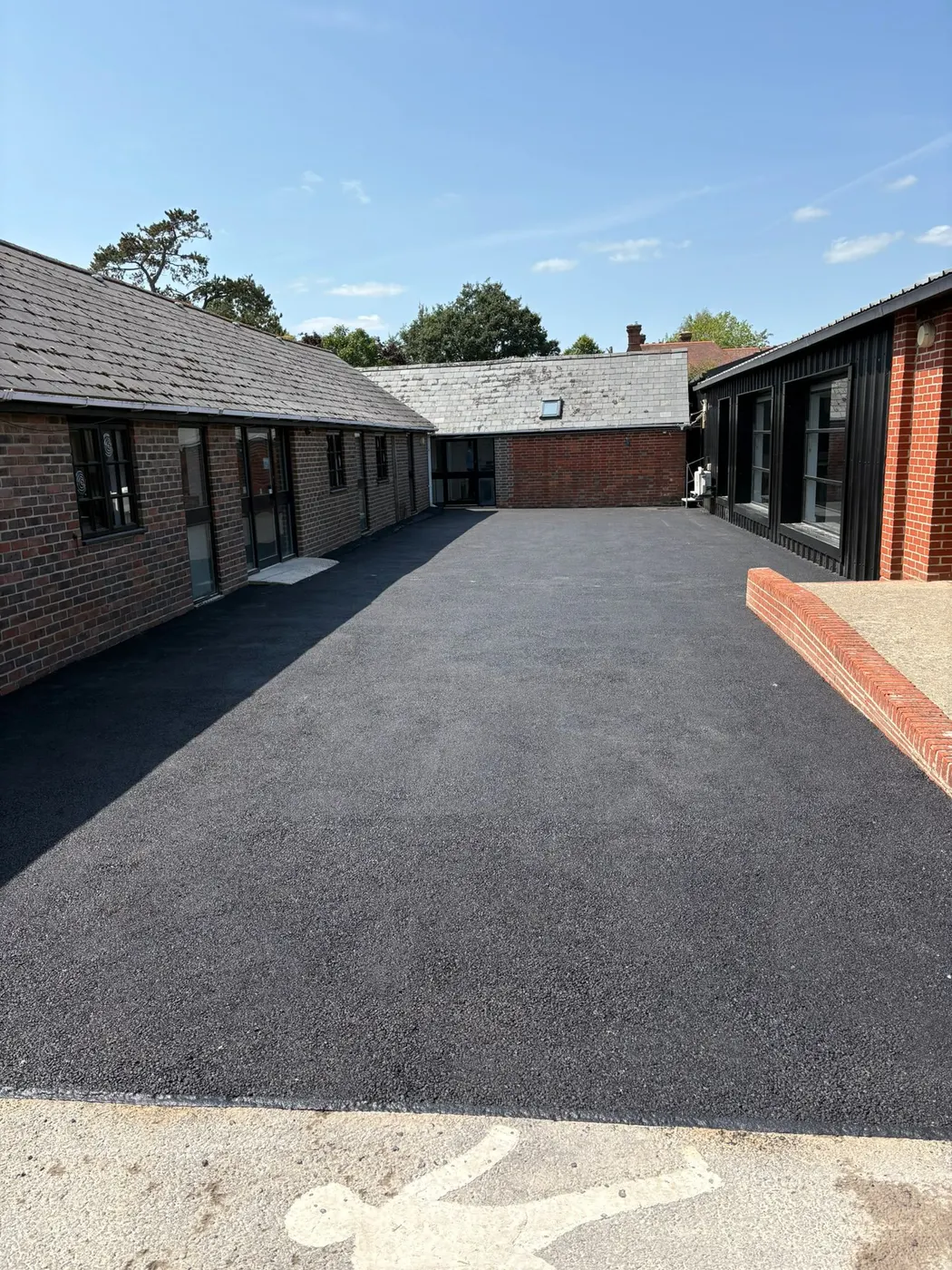 Tarmac surfacing in Harefield