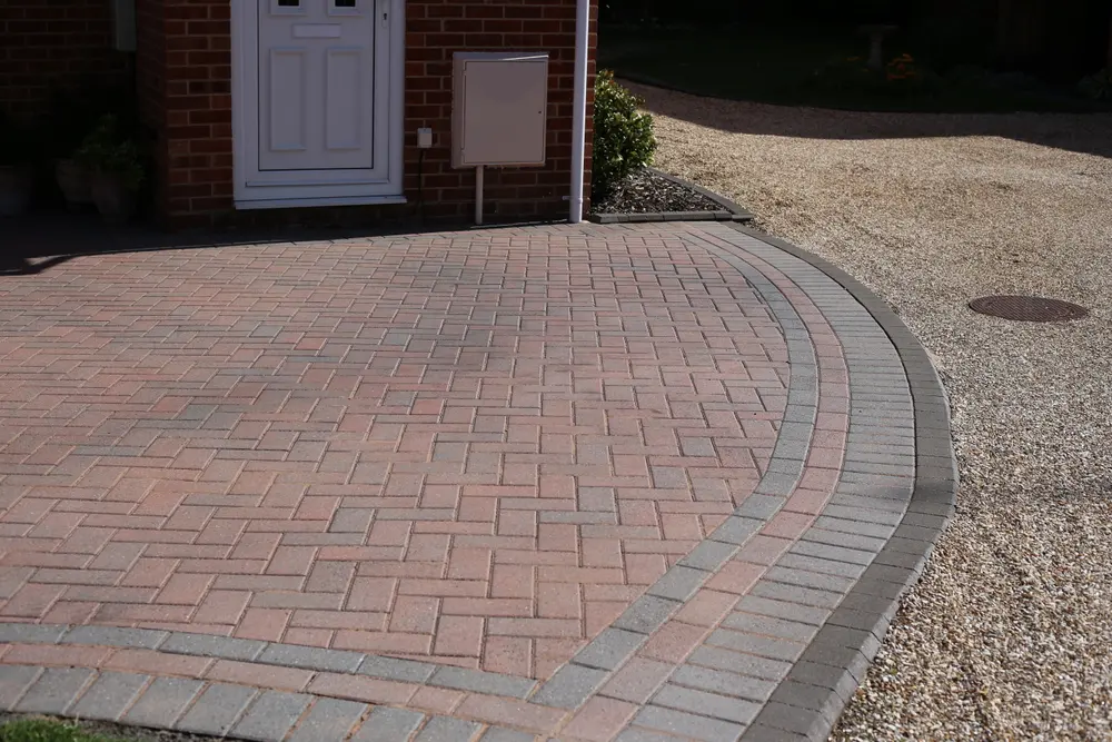 Block paved driveway in Warsash