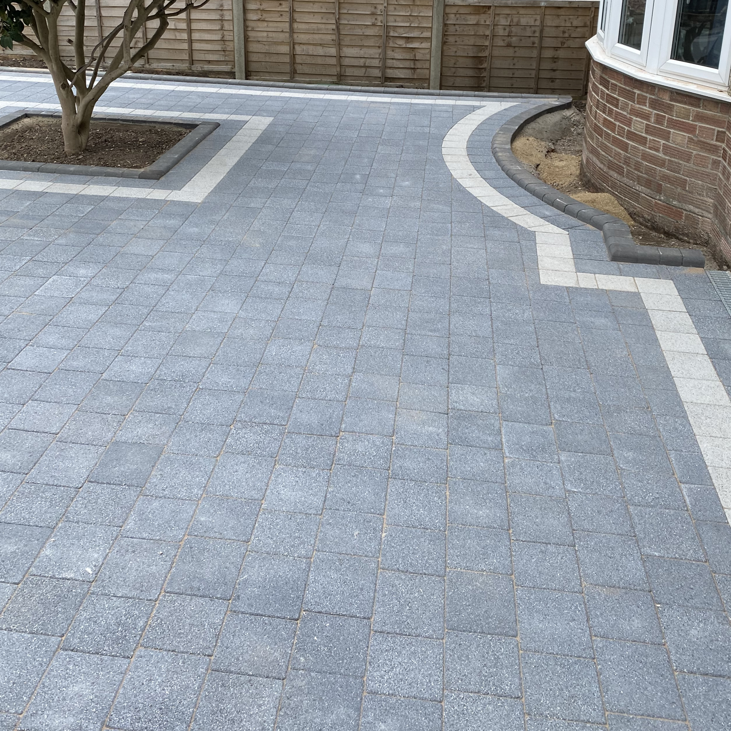 Block Paving Grey Driveway