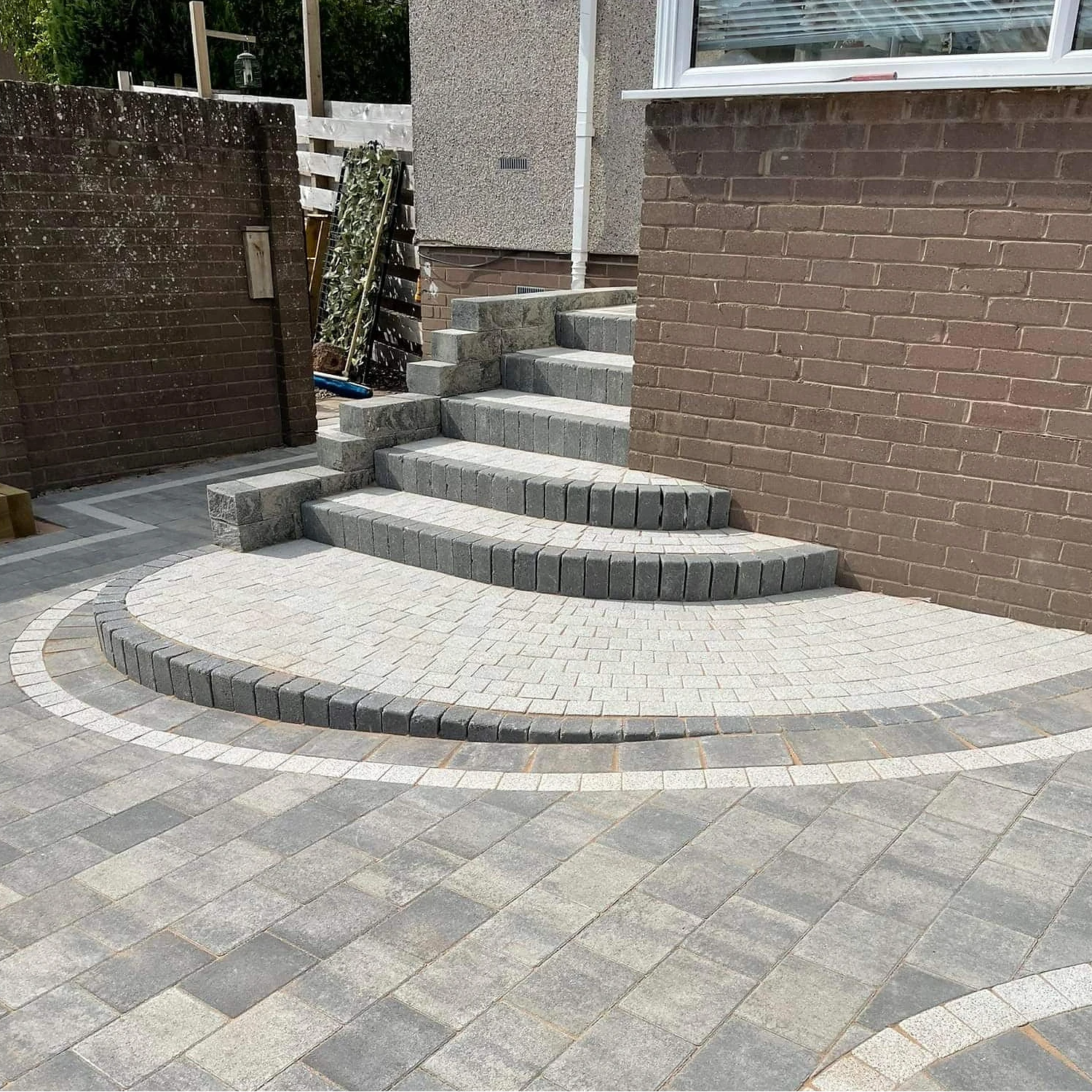 block paved patios